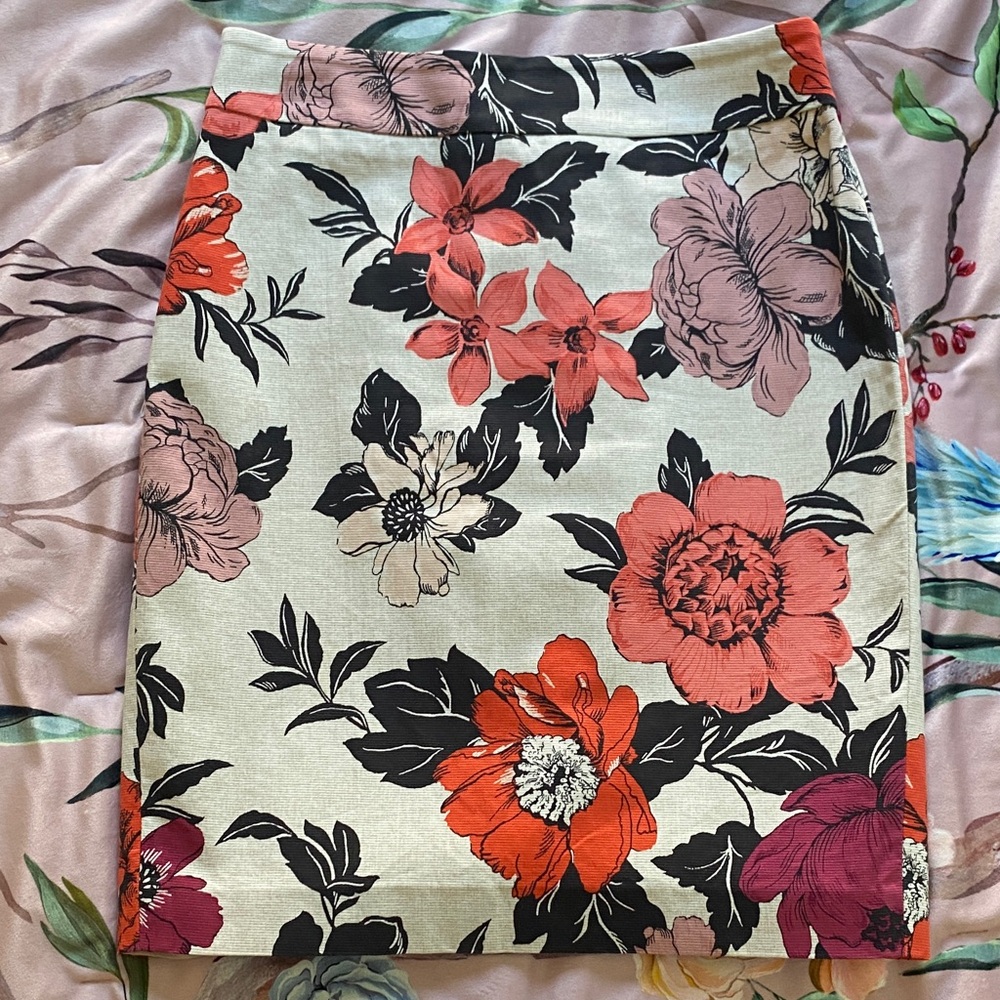 Ann Taylor Floral Print Women's Skirt